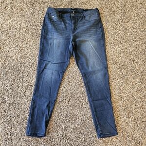 Nine West Dark Blue Skinny Jeans Jessica Jeggings Size 16